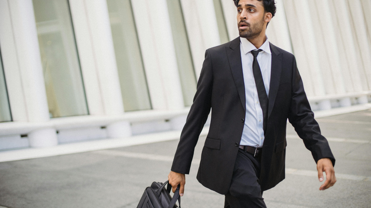 Man Dressed in Suit Full Size Picture